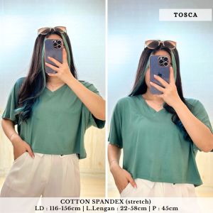 3636 angel vneck crop zeta oversized crop top kaos big size kaos polos