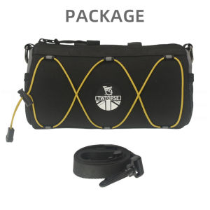 TWTOPSE Bicycle Handlebar Bag For Brompton Folding Bike Soft Shell Barrel Cycling Bags 3SIXTY Birdy Tern Shoulder Saddle Bag