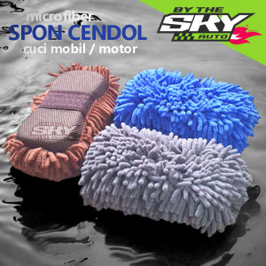 Spon Cendol Cuci Mobil Motor / Spons Sabun Microfiber Busa Cuci Mobil