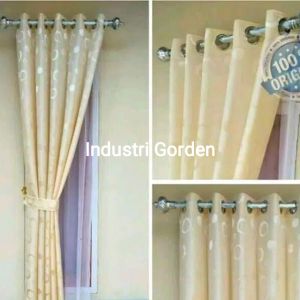 Gorden Jendela Pintu Minimalis 10 Warna Varian Motif Tirai Korden Gordyn 50x150 100x150 150x150