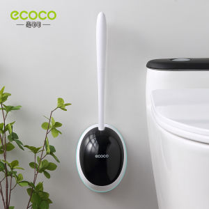 【Woody】 ecoco New model Egg shape toilet brush TPE Silicone Head Wall Mount toilet brush