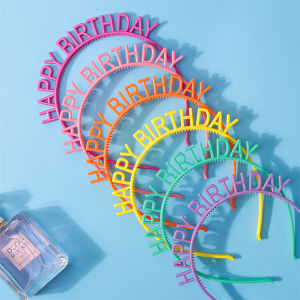 Happy Birthday Headband Party Hat Birthday Hat Hair Hoop Baby Kids Birthday Party Needs