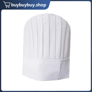 10pcs Disposable Chef Hat Elastic Work Headband Chef Cap Kitchen Chef Hat For Chef/Waiters