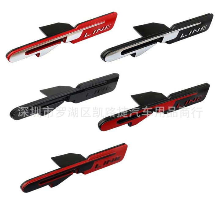 Décoration véhicule,Placage ABS GTline logo adapté à Sonata Kia GT LINE ELANTRA Sportage Stinger