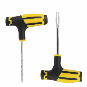 Auto Car Tubeless Tyre Puncture Plug Repair Tools Tubeless Tyre Puncture Studding Plug Set for Truck Motorcycle Outdoor Tire Repair SP144