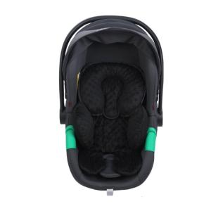 แผ่นรองเบาะนั่งในรถยนต์แบบระบายอากาศได้แผ่นรองนั่งลายจุดพร้อมเบาะรองศีรษะถอดได้3D สำหรับอุปกรณ์เสริมการเดินทางเด็กทารก