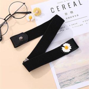 Eason Mall COD Jeans Seamless Elastic Invisible Belt Womens Ins-Style Spring Daisy Fashionista Accessories