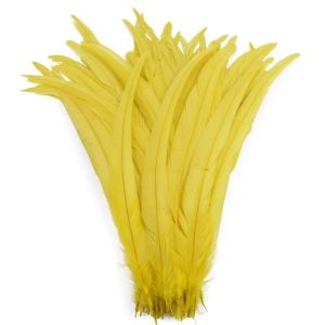 WININ 20Pcs Lông vũ trang trí Lông đuôi gà trống Lông vũ tự nhiên Chiều dài 25-30cm Lông vũ trang phục Quill Công Ty Lông gà trống tự nhiên Phụ Kiện Trang Phục