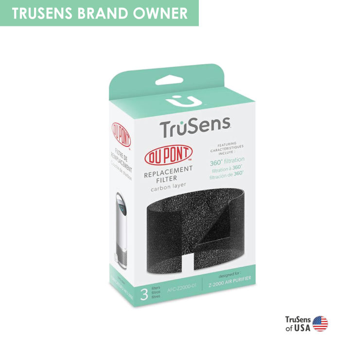 TruSens Air Purifier Carbon Layer Replacement for Z-2000 (Medium)