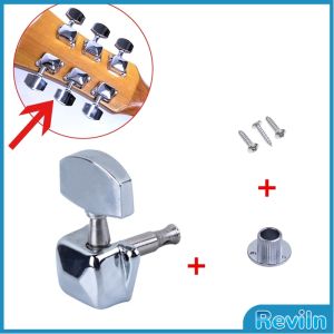 R.E. ลูกบิดกีต้าร์ ปุ่มโลหะ กีต้าร์จูน อุปกรณ์เสริมกีตาร์ Guitar knob