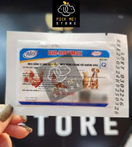 BIO BACIMAX - Men Vi Sinh Sống Đậm Đặc Bổ Sung Lợi Khuẩn cho Chó Mèo Giúp Phân Khô Giảm Mùi Hôi
