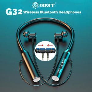 TWS G-32 leher fon kepala leher fon kepala Bluetooth 5.0 fon telinga kalis air fon kepala pengurangan bunyi fon kepala