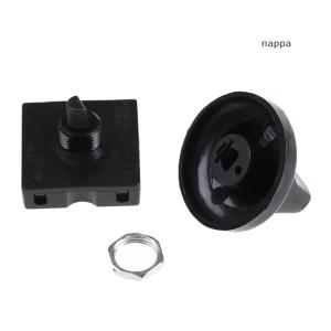 ✨[nappa] 4-Position 3-Speed Fan Selector Rotary Switch Governor with Knob 13AMP 120V-250V