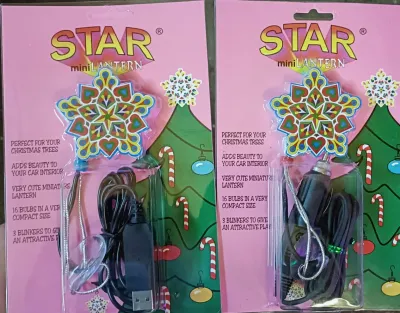 Car lantern mini parol for car christmas xmas car lantern parol with led lights parol christmas outdoor parol lantern pampanga parol star plastic car lantern car usb mini mini lantern for car Original STAR Mini Car Lantern 12V (Made in pampanga