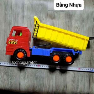 Đồ chơi xe ben chở cát hàng việt nam cỡ trung 32 cm cho bé LTT688KM (ảnh thật)