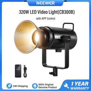 NEEWER CB300B 320W Bi Color COB Continuous LED Video Light with APP Control