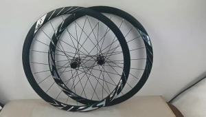 Disc brake road wheelset 700C Center Lock disc brake HG MS XDR six-bolt straight pull 24-hole quick-release thru-axle 12MM aluminum - HB09CP38 Center Lock