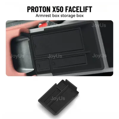 Proton X50 facelift (2025-2026) ALL-NEW Proton X50 2025 Car Armrest Box Storage Armrest Console Tray Car Accessories