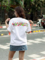 COVERNAT X THE JUM เสื้อยืด รุ่น SAWASDEE FIRE FRIEND Short Sleeve White (70192STJSSU_F5WTXX). 