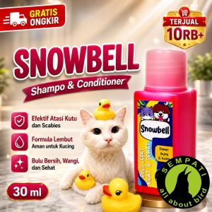 SEMPATI Snowbell Shampoo Kucing Anjing 30ml Premium Anti Scabies Formula Sampo Grooming Anti Kutu Perawatan Kulit Bulu Sehat Deodorizer Skin Care Kitten Anabul Kelinci Sugar Glider Hamster