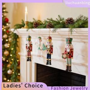 [Hot Sale Jewellery]liuchuanbing 12PCS Nutcracker Wooden Decorative Set - Christmas Gift Party Decoration And Home Decor