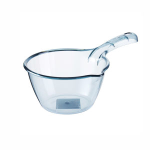 【Shatter Proof】Water Dipper Multipurpose Wash Basin Bucket Bathroom Shower Accessories Transparent Bath Plastic Ladle
