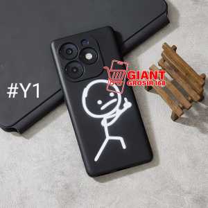 Case Lucu Infinix Hot 40 Infinix Hot 40 Pro Infinix Hot 40I Case Matchman Minimalis Macaron Black Infinix Hot 40 Infinix Hot 40 Pro Infinix Hot 40I