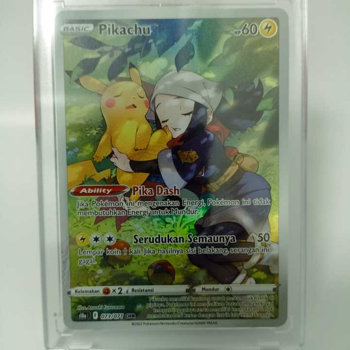 KARTU POKEMON PIKACHU ORIGINAL TCG Indonesia