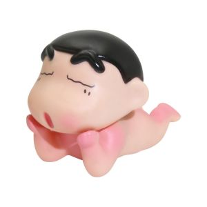 HXPUZM PVC Doll Creative Phone Holder Crayon Shin-Chan Figure Support Cell Phone Bracket Figure Toys Cartoon Mobile Phone Stand Phone Accessories