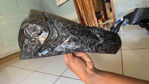 Dasi Tameng Panel Dada Depan Yamaha Jupiter Z New Burhan Karbon forged