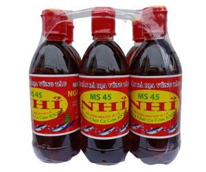 Nước Mắm Nhỉ Cá Cơm Đặc Sản Vũng Tàu - Thùng 6 chai x 500ml/chai - Gia Vị Nêm Ướp Kho Nấu Món Ăn Thơm Ngon An Toàn.