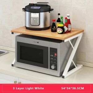 IRO Microwave Rack Kitchen Organizer Multi-layer kitchen Multipurpose Microwave Shelf Kitchen Rack 微波炉架