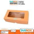 Dus Brownies 20x10 / Dus Brownies Box 20x10 / Box Brownies Jendela Kemasan Brownies / Dus kue. 