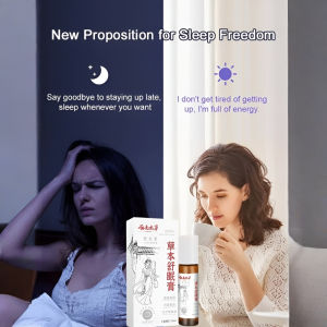 Sleep Balm Good Night Herbal Sleeping Essential Oil Three Seconds to Sleep Lavender Sedum 【Fall in love in three seconds】Herbal sleeping cream