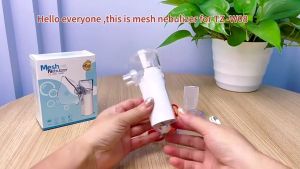 SG Stock Portable Mesh Nebulizer USB Rechargeable 3.7μm Fine Mist Quiet Ultrasonic Nebulizer