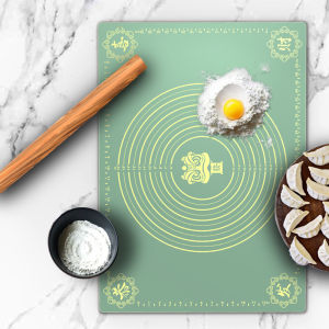 vivicoco แผ่นนวดแป้งแบบหนา เขียงอาหารเกรดแผ่นรองอบกลิ้ง