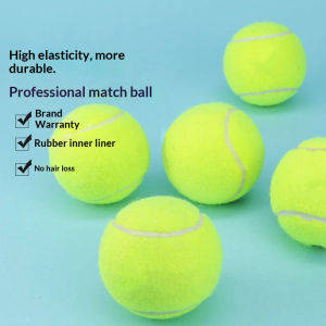 【SG Inventory】Pressureless Tennis Balls Professional High Elasticity Durable Wear-Resistant for Beginner Training Match