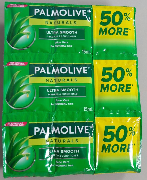 Palmolive Ultra Smooth Shampoo & Conditioner (15ml x 12) | Lazada PH