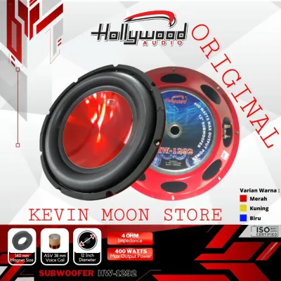 SUBWOOFER HOLLYWOOD 12 INCH HW1292 SPEAKER BASS MOBIL