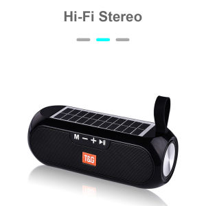COD T&G Speaker Bluetooth Full Bass Jumbo Portable Solar Charging TWS 1200mAh - TG182 Stereo HiFi Sound