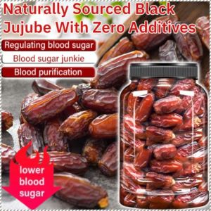Dried Fruit Snacks Health and Environmental Protection Safety Black Dates Tonic Glucose Control