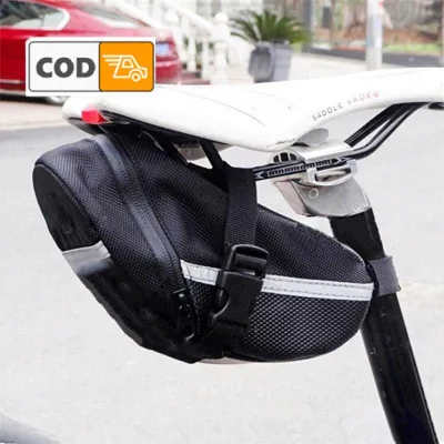 Tas Sepeda Waterproof Slot Penyimpanan Hp Peralatan Bersepeda Multifungsi Storage Saddle Bag Seat Cycling Tail Bag Kokoh Kuat