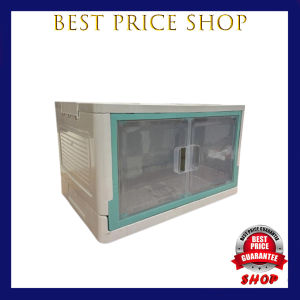 BestPriceShop Lemari Lipat Plastik Serbaguna Pakaian Penyimpanan Barang Portabel Storage Box