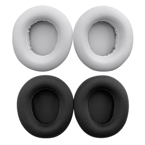 1Pair Earpads Mesh Fabric/Protein Leather Ear Pad Ear Cushions Cover Memory Foam Earmuff for Arctis Wireless Headsets