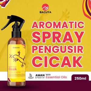 BACUYA Spray Pengusir Cicak Cairan Anti Cicak Perlindungan Pertama Rumah Jadi Aman dan Nyaman