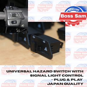 Signal Light Switch with Hazard for Motorcycle Scooter Turn Signal Hazard Universal (10 Pcs)