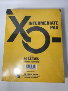 XO Intermediate Pad 80Leaves Paper Corp(1-10Pad)