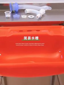 Sinki Plastic Sink Portable Plastic Basin with Foldable Stand Blue Red Sinki Plastik Rack Lipat Sink Rak Plastic Basin