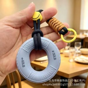Dual Force Silicone Grip Ring Stress Relief Hand Exerciser Silicone Finger Trainer Portable Hand Therapy Tool Strength Training Equipment for Stress Relief