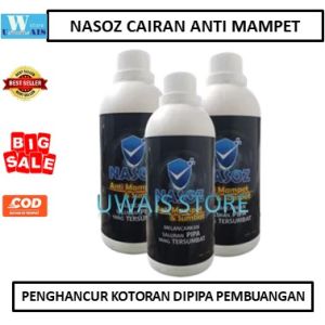 penghancur wc mampet NASOZ untuk melancarkan serta pembersih saluran pipa mampet - obat anti sumbat saluran air - cairan WC mampet - UWAISSTORE2017
